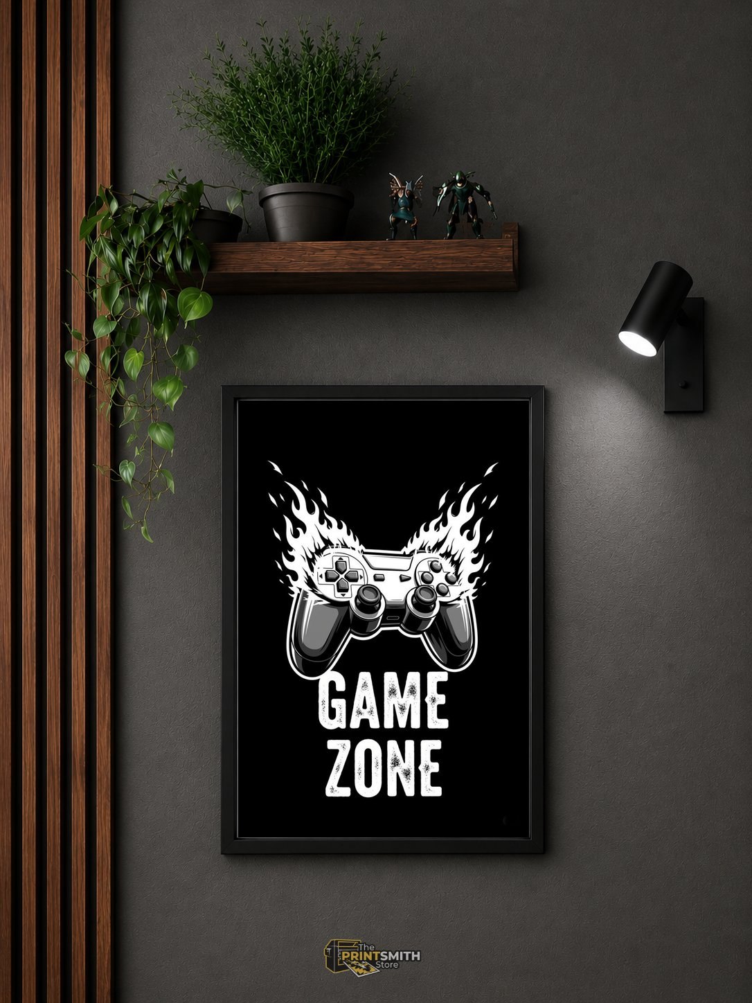 Game Zone T-Shirt — Framed Print